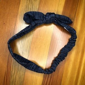 Earthbound striped bow headband OS EUC